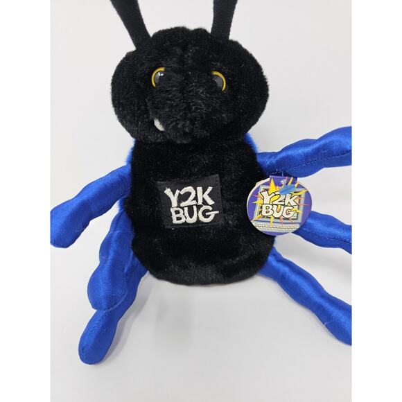 Y2K Bug Plush 1997 With Tag Vintage Millennium 2000 Collectible - Picture 1 of 7